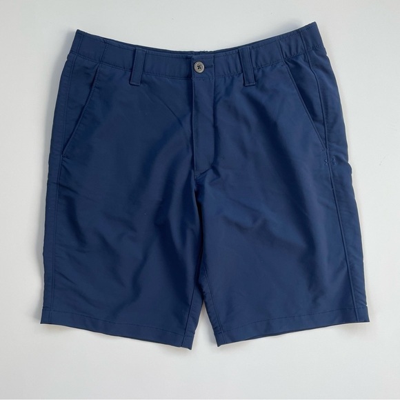 Under Armour Men's Navy Match Play Golf Shorts Size 34 - Picture 1 of 8